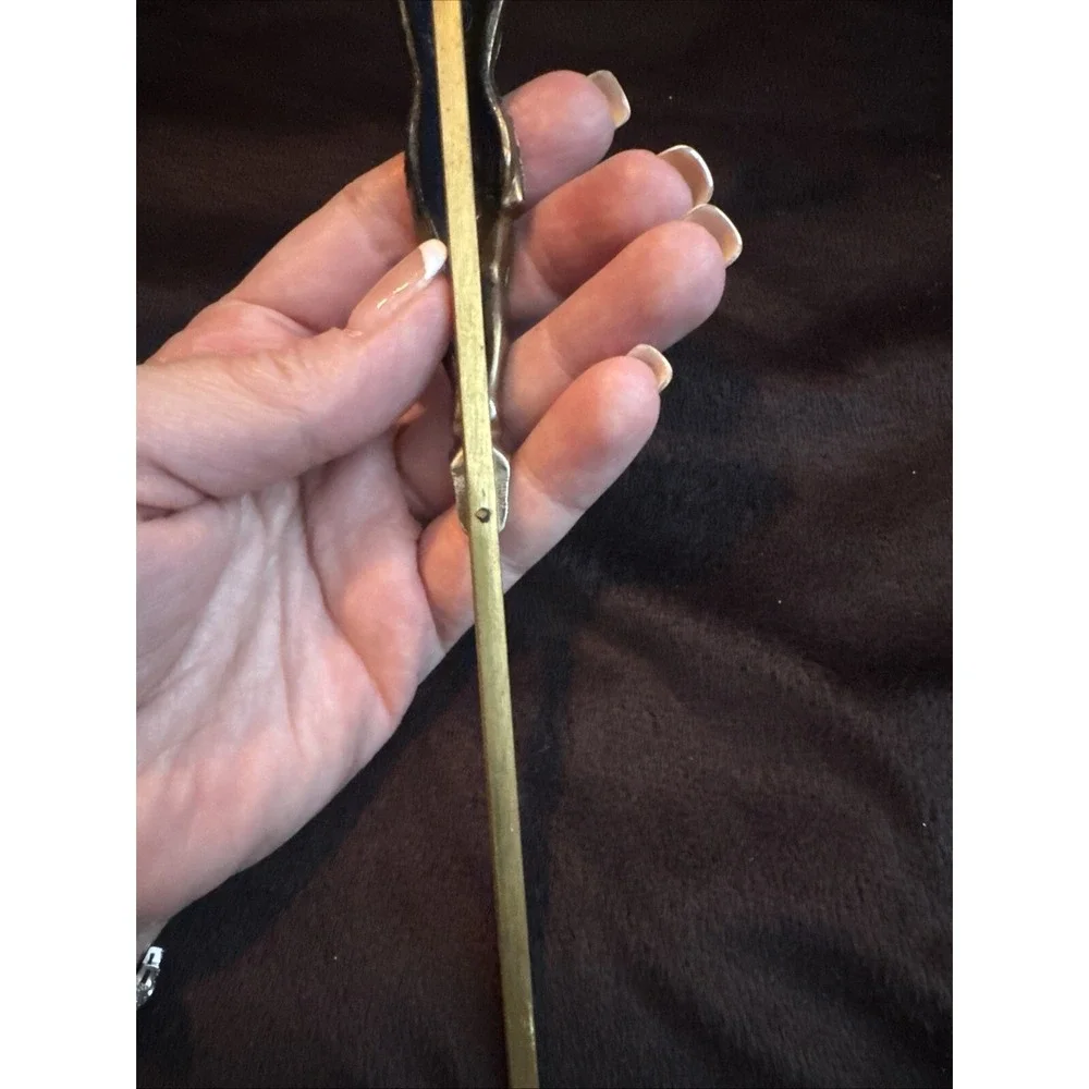 Vintage Metal Jesus on Cross Crucifix Wall‎ Art Hanging Religious 8.5"x4.5" INRI - Picture 9 of 10